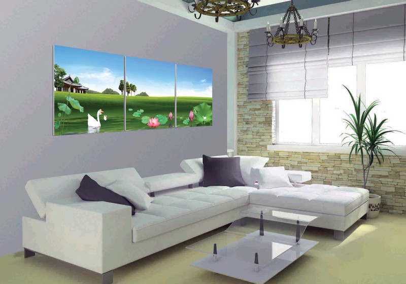 In tranh gạch kính 3d in phát tín